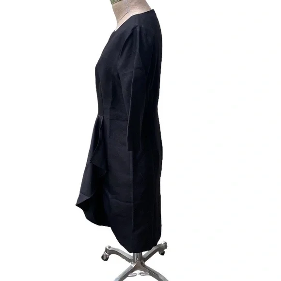 Stella McCartney beautiful black wool silk blend classic dress from Saks NY - Picture 4 of 12